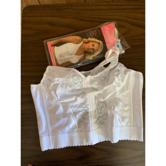 Exquisite Form long line Bra size 44C White new - Picture 7 of 13